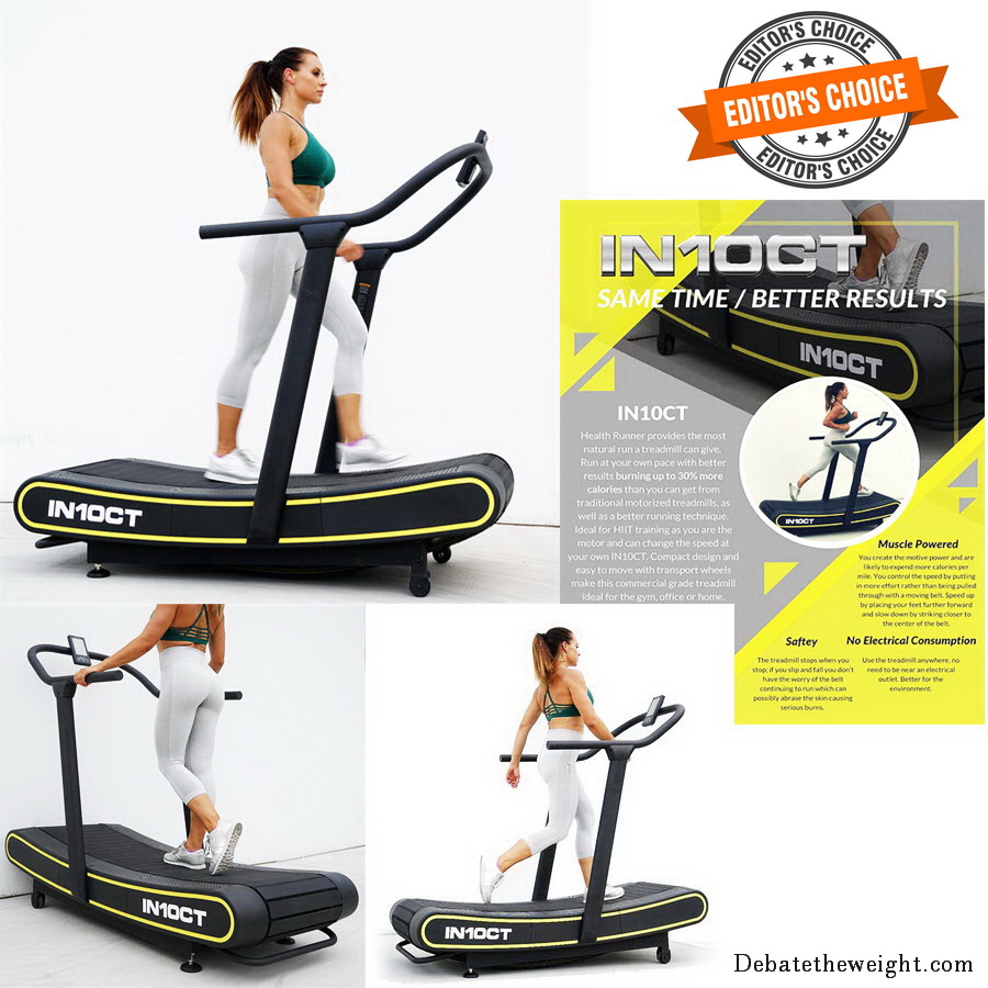 IN10CT Health Runner Curved Treadmill